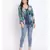 printed Multicolor Polyester   Shrug