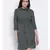 printed Green Polyester   Dress