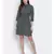 printed Green Polyester   Dress