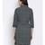printed Green Polyester   Dress