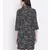 printed Black Polyester   Dress