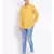 plain Yellow Viscose   Shirt