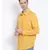 plain Yellow Viscose   Shirt