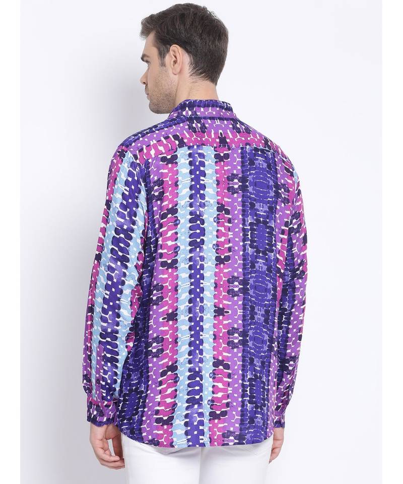 printed Multicolor Viscose   Shirt