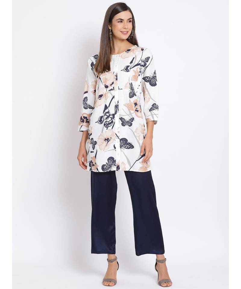 printed Multicolor Cotton   Tunic