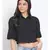 printed Black Polyester   Shirt