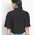 printed Black Polyester   Shirt