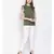 plain Green Polyester   Top