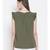 plain Green Polyester   Top