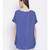 embroidered blue Polyester   Top