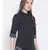 printed blue Polyester   Shirt