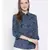 printed blue Cotton   Shirt