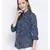 printed blue Cotton   Shirt