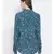 printed Blue Viscose   Shirt