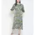 printed Green Polyester   Dress