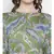 printed Green Polyester   Dress