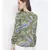 printed Green Polyester   Top