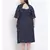 printed blue Polyester   Dress