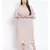 printed White Polyester   Dress