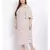 printed White Polyester   Dress