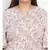 printed White Polyester   Dress