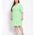 plain Green Polyester   Dress