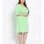 plain Green Polyester   Dress
