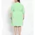 plain Green Polyester   Dress