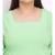 plain Green Polyester   Dress