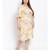 printed Yellow Polyester   Dress
