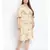 printed Yellow Polyester   Dress