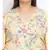 printed Yellow Polyester   Dress