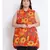 printed Orange Viscose   Shirt