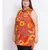 printed Orange Viscose   Shirt