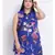 printed Purple Viscose   Shirt