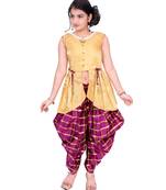 Kbkidswear Deginer Top With Dhopti Pant 