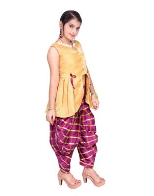 Kbkidswear Deginer Top With Dhopti Pant  3