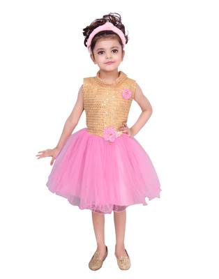 Kbkidswear Fashion Knee Length Party Wear Frock 1