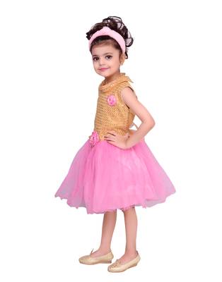 Kbkidswear Fashion Knee Length Party Wear Frock 2