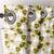 Green Printed Polyester Window Curtain