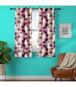 Multicolor Printed Polyester Window Curtain