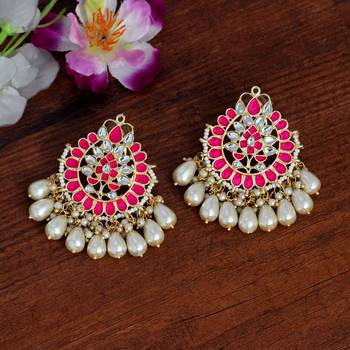 Pink danglers-drops 1