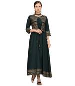 Women's Rayon Printed Readymade Kurti 