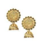 Steorra jewels Goldeni Brass Earing Set for Women and Girls