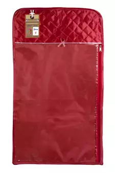 Maroon Hanging Saree Cover Wardrobe Cloth organizer for Storage Rack Garment Storage Bags Pack of 12