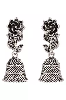 Silver earrings