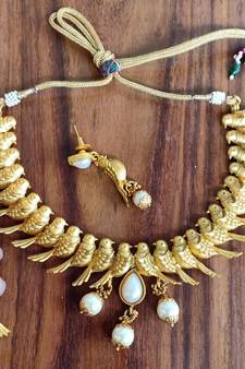 White agate necklaces