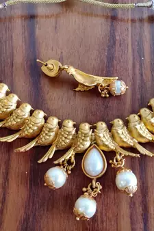 White agate necklaces