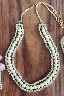 White agate necklaces
