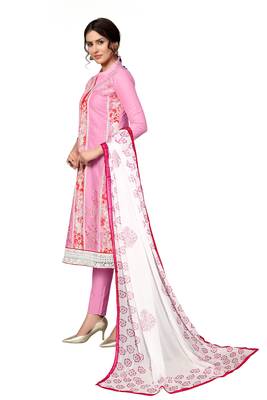 Light-pink embroidered cotton salwar 3
